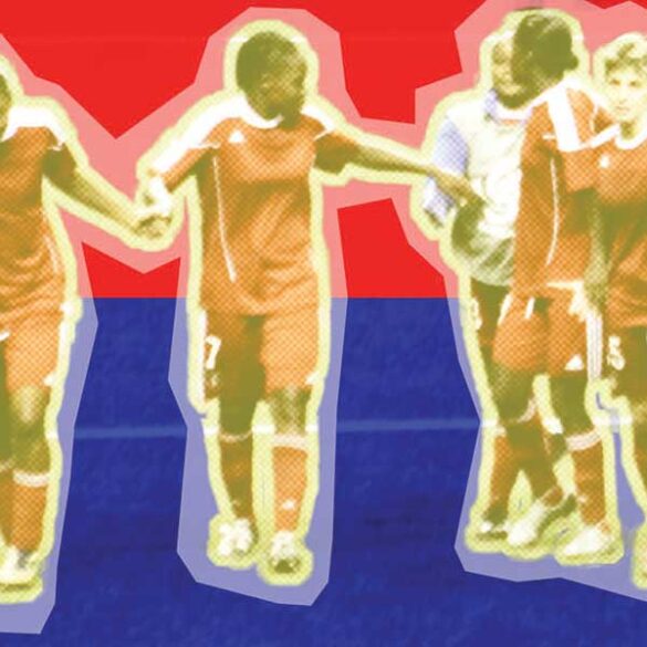 Members of the Haitian Women's National Team