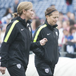 "So, I said..." Jill Ellis and Michelle French.