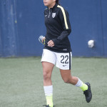 Mallory Pugh before her first cap at the senior level for the United States.