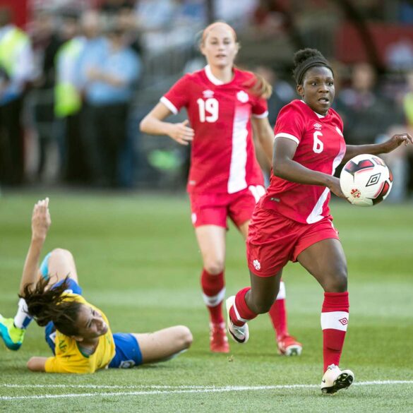 Deanne Rose against Canada. (Canada Soccer)