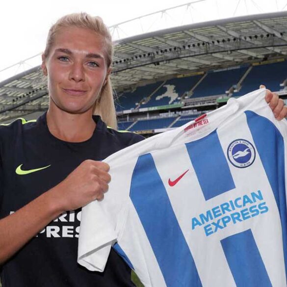 Emily Simpkins for Brighton & Hove Albion (Paul Hazlewood).