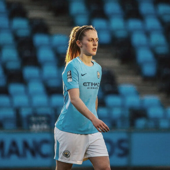 Keira Walsh for Man City (Keira Walsh, Instagram).