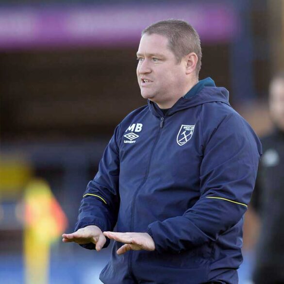 West Ham United manager Matt Beard. (West Ham United)